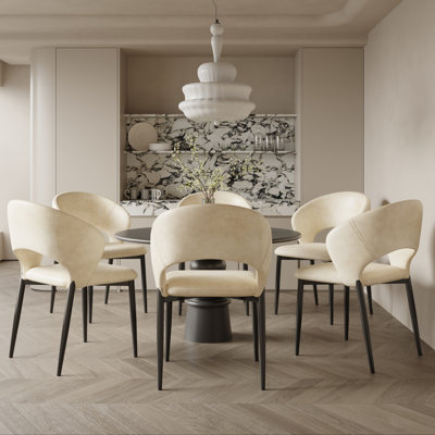 Open Back Modern Dining Chair
