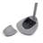 Polly 53'' Silver LED Task Floor Lamp