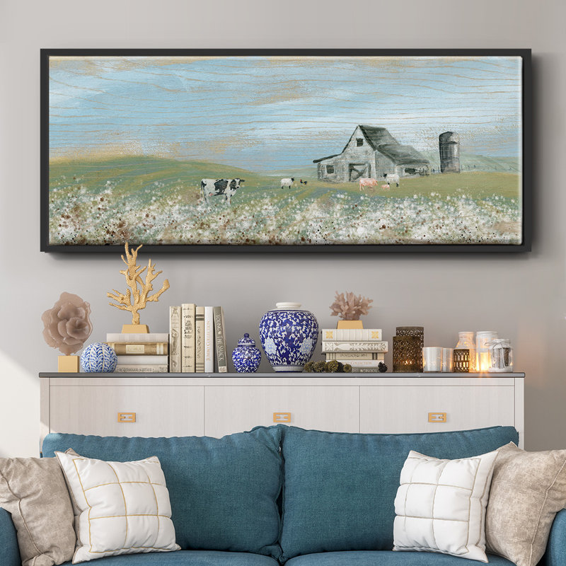 Cotton Fields- Framed Canvas