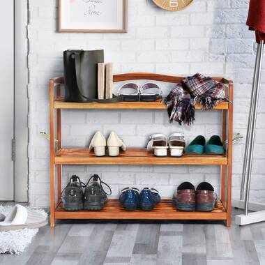 3-Tier 9 Pair Shoe Rack Perfect Solution For Your Entryway or Mud Room <div  class=aod_buynow></div>– Inhomelivings