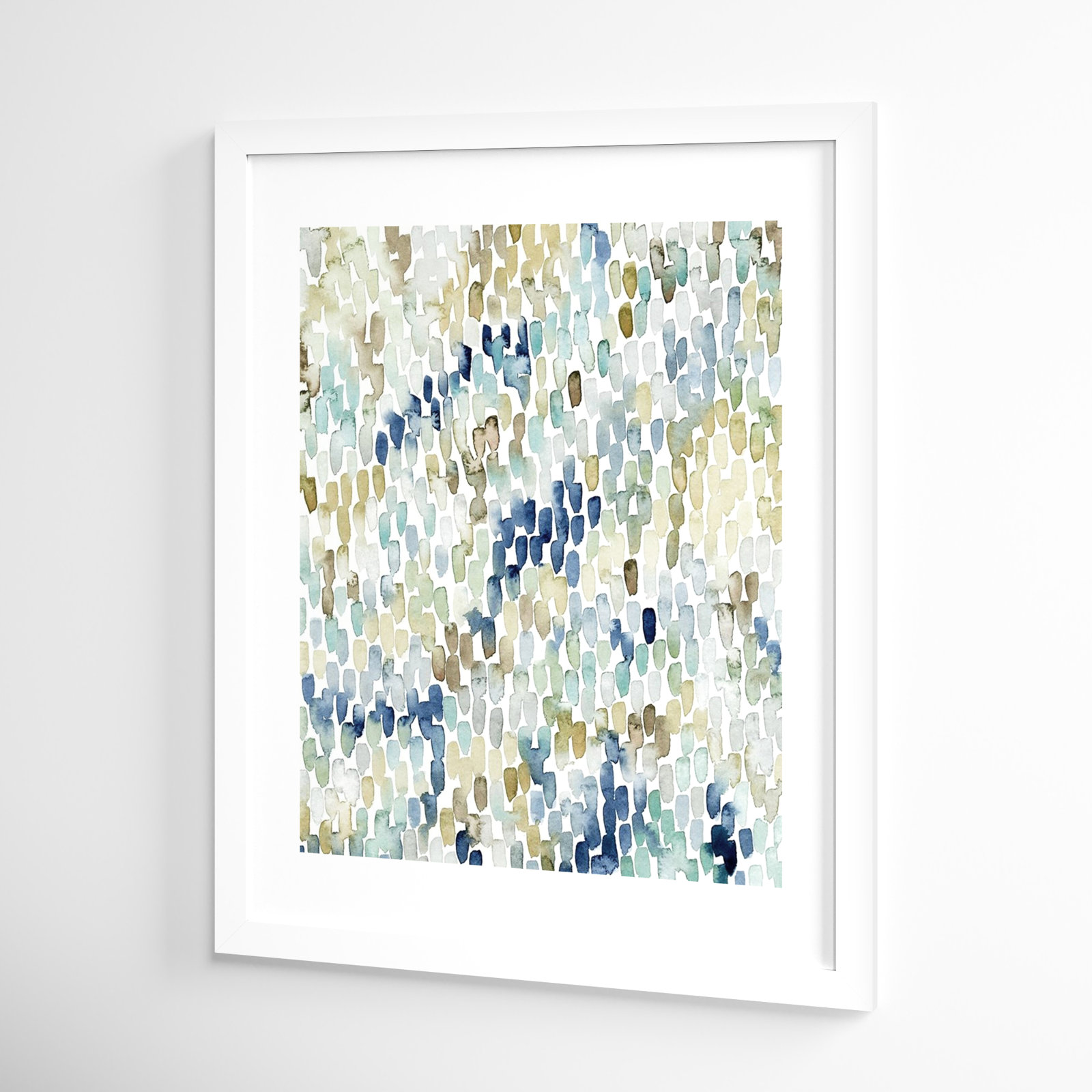 River Wavelets I Print by Grace Popp, 20" H x 17" W, White Framed Paper