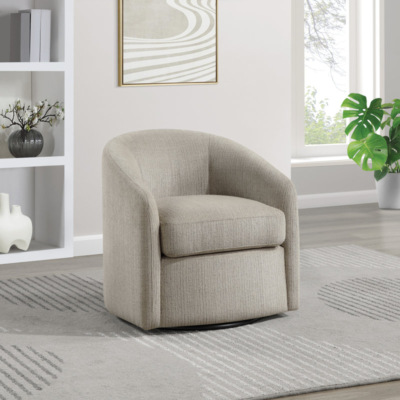 Fauteuil demi-tonneau Sandiso, Marbre