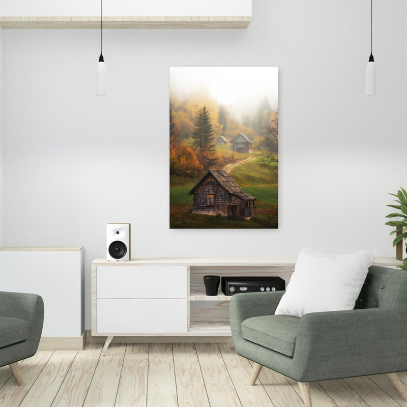 Art contemporain d'automne contemporain, H 36 po x l 24 po