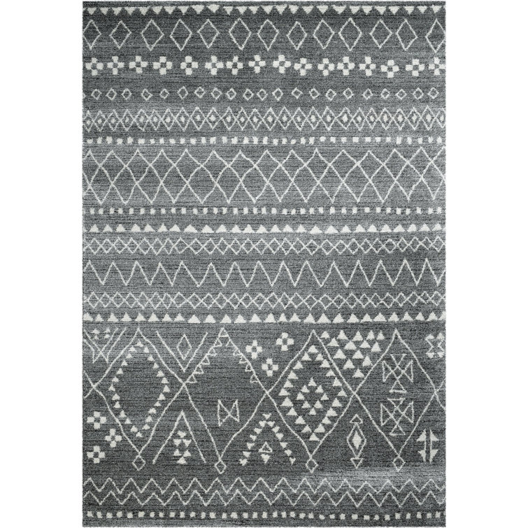 Tapis gris/ivoire Pisano