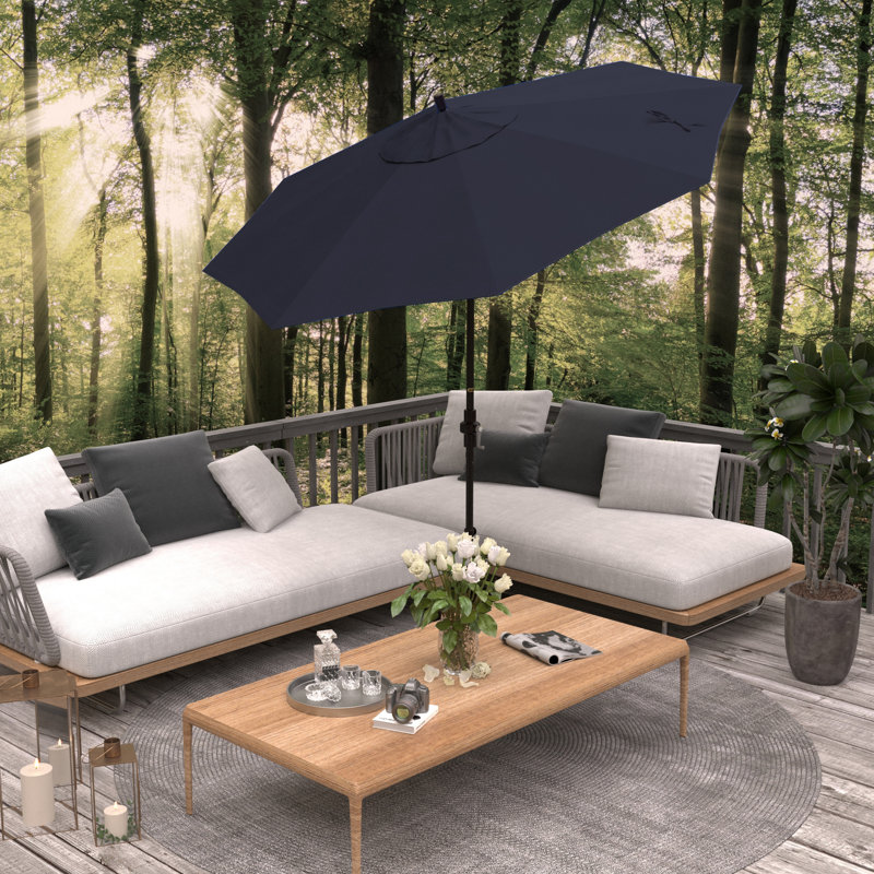 Parasol de marché 9 pi Ravensworth, Spectre indigo Sunbrella®