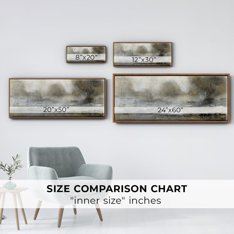 Gilt Landscape I- Framed Canvas