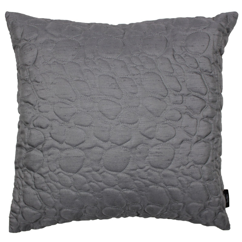 Bloxom Square Cushion, Charcoal Grey, 60 x 60cm