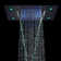 Rain Fixed Shower Head 2.5 GPM GPM with Self-Cleaning