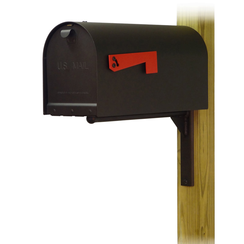 Titan Aluminum Post Mounted Mailbox