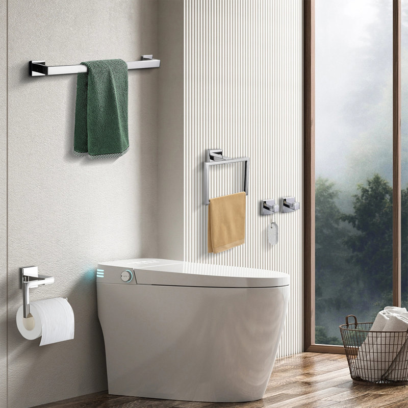 5 - Piece Bathroom Hardware Set, Brushed Nickel
