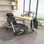 Chaise longue de patio pliante et imperméable