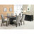 Monette Black 3-drawer Server