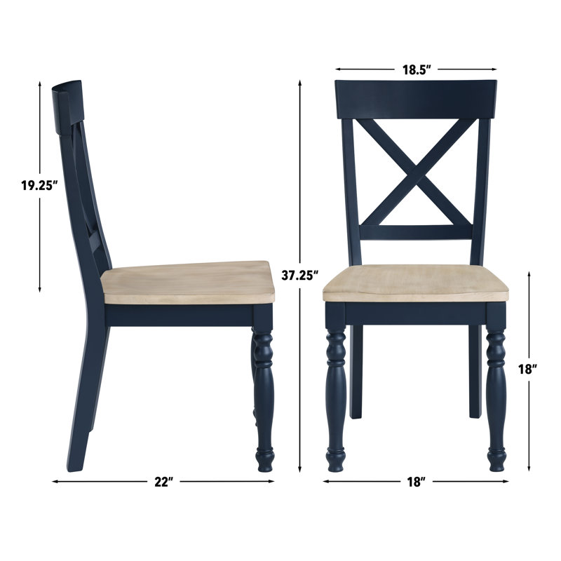 Chaise d'appoint Darcy, Bleu minuit