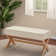 Mykyla Polyester Upholstered Bench
