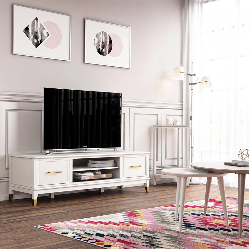 Side Table Set, White, White