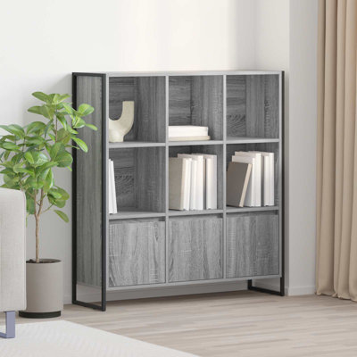 108cm H x 99.5cm W Steel Book Cabinet Bookcase