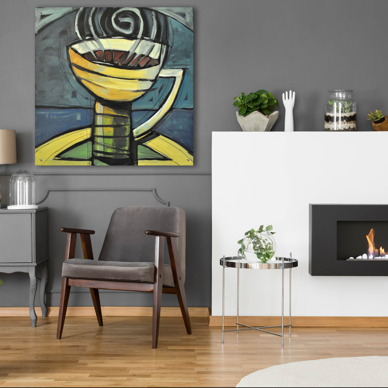 «Coffee Cup 3» par Tim Nyberg, H 36 po x l 36 po x P 0,2 po