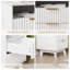 Table de chevet cannelée l 18 po avec 2 tiroirs, plateau en faux marbre-115224224-129504060