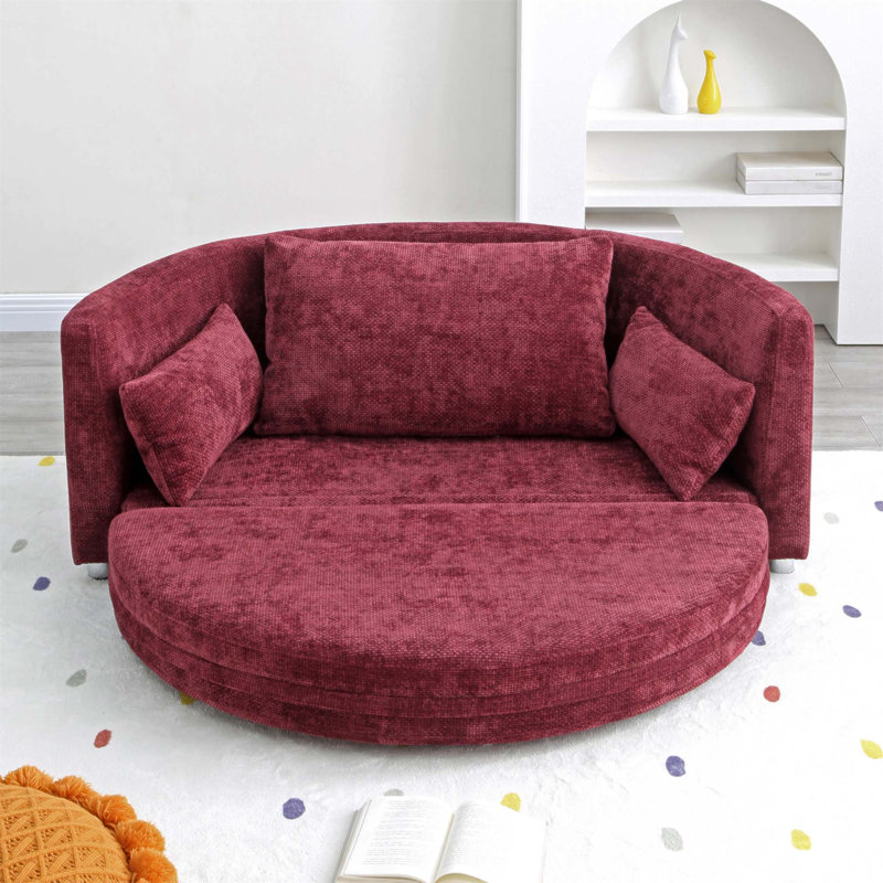 Canapé-lit pliable et multifonctionnel, réglable pour dormir et se prélasser, parfait pour les petits espaces et les balcons