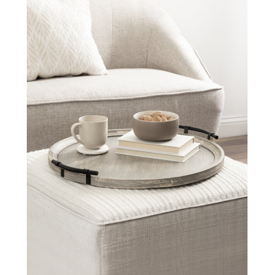 Large Round Ottoman Tray