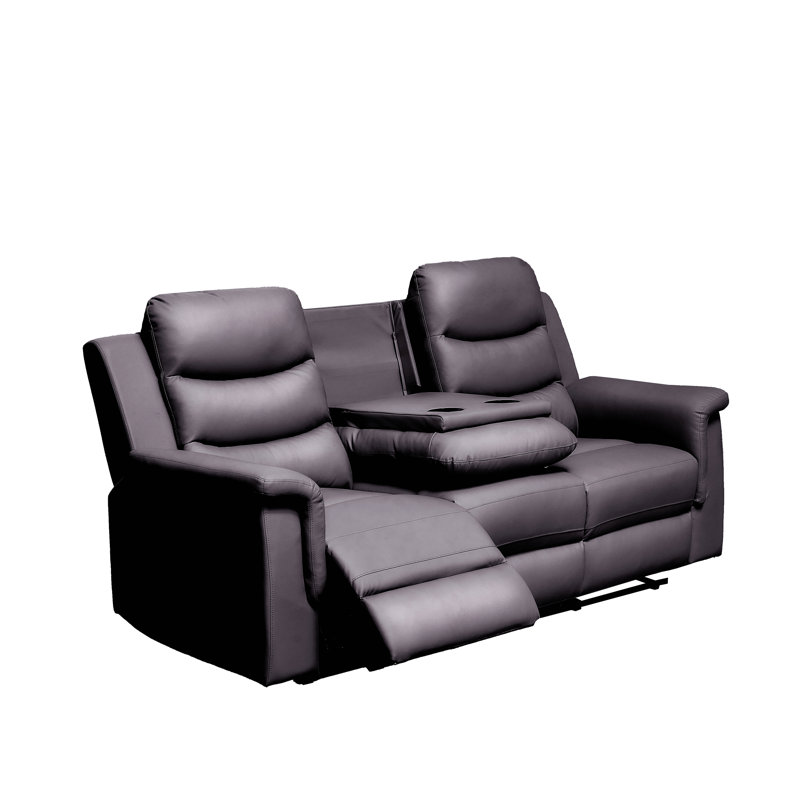 Causeuse inclinable avec housse de console centrale