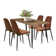 Izzat Rectangular 27.5'' W x 47'' L Dining Set