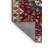 Machine Washable Tabriz Red Area Rug-2071570506