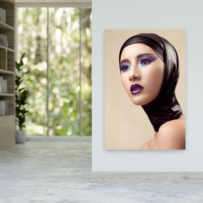«Bold Beauty Portrait», reproduction d'art mural contemporain abstrait