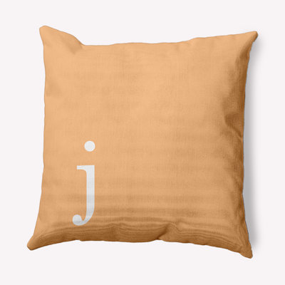 Modern Monogram Decorative Throw Pillow Square