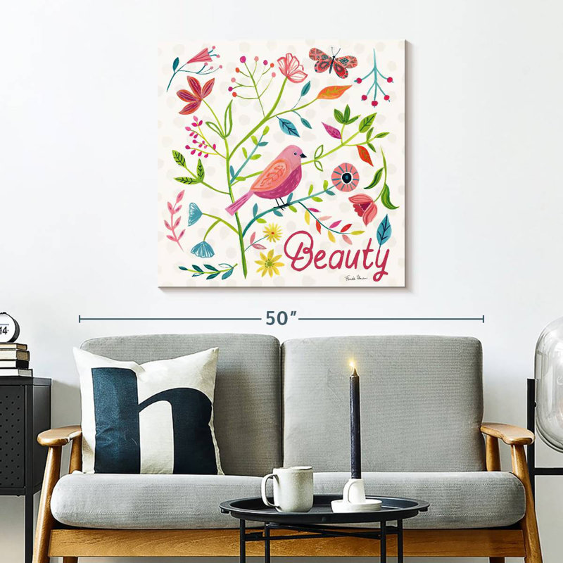 Tergel Budding Beauty II, 30" H x 30" W