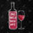 Save Water Drink Wine Square Pillow Cover & Insert-74375535-74375536