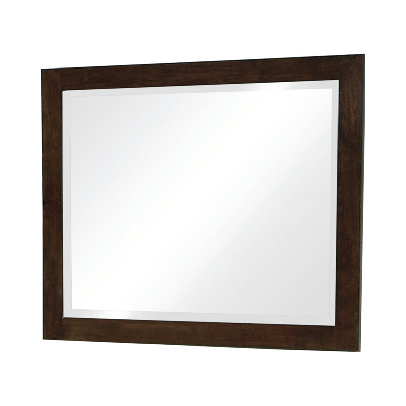 Miroir biseauté pour commode Fareid, Cappuccino