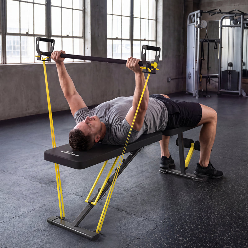 SPORTNOW Adjustable Weight Bench, 300KG Foldable Workout Bench for Home Gym