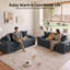 Upholstered 78 " Cotton Sofa-719492261