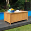 Coffre de terrasse en teck massif Summerton-43017449