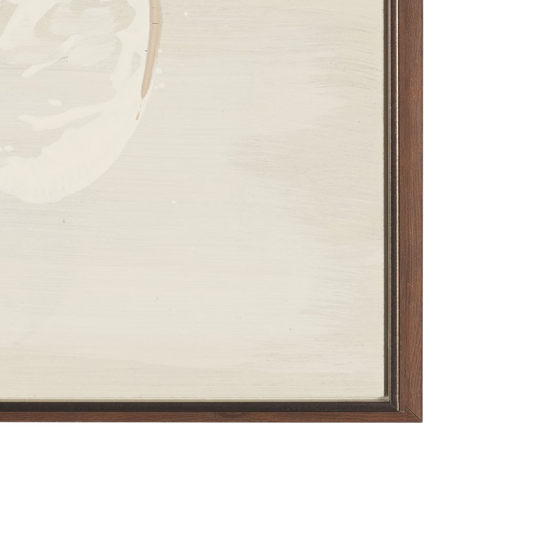 «Harichand IV» par Studio M, œuvre d'art encadrée à la main, Equilibra IV, 51.8L x 2.8W x 21.8H