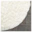 Tapis blanc en acrylique touffeté et fabriqué à la main Delane-768682779