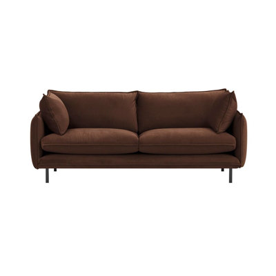 Neshay 3 Seater Velvet Sofa