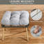 Fauteuil pivotant avec coussin et repose-pieds Swing-420895865-420895864
