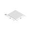 Carreau de porcelaine décoratif moderne 8 "x 8" Enchante