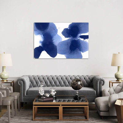 Dynamic Indigo by Hannah Carlson - Print on Canvas