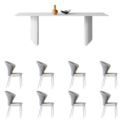 European modern simple dining table set
