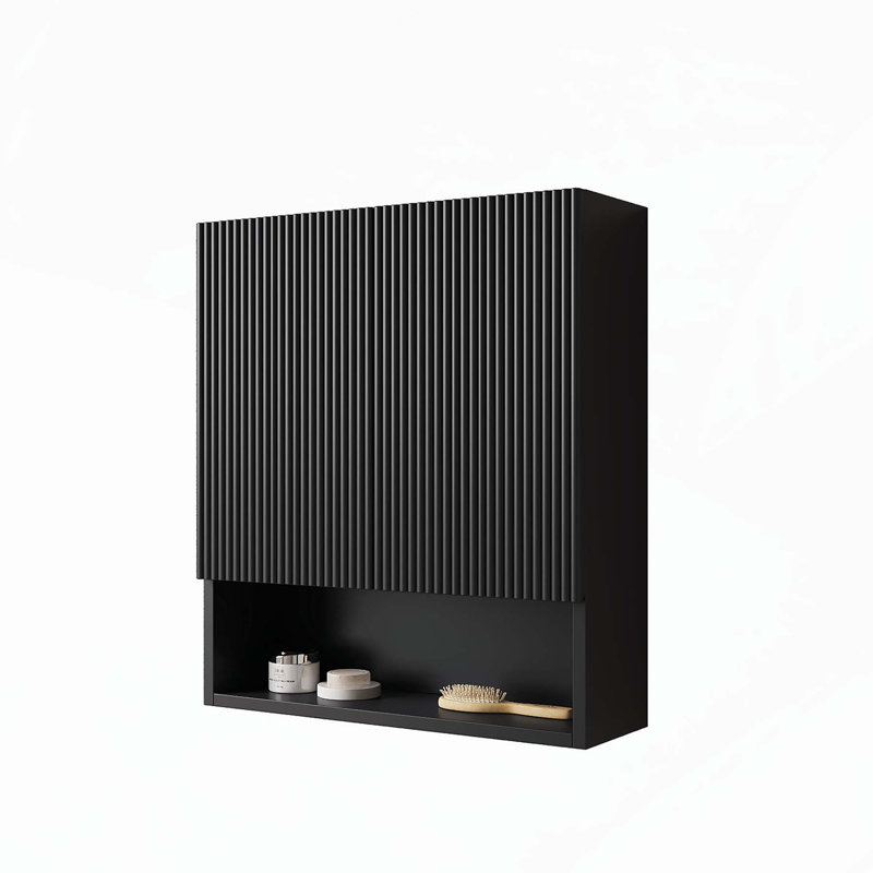 Versatile Wall-Mounted Bathroom Cabinet with Multiple Storage Options