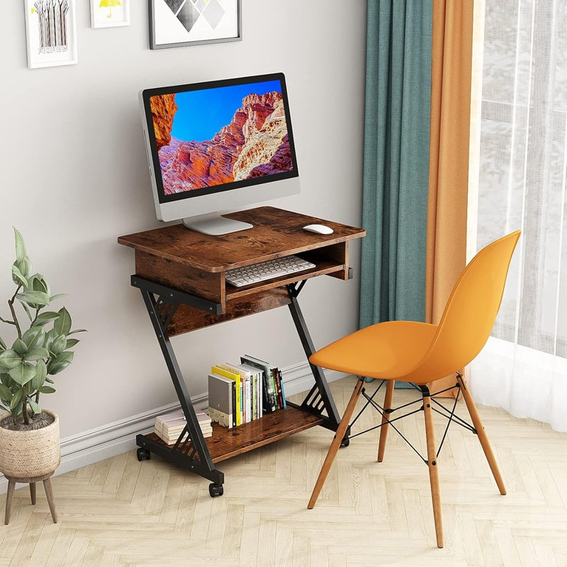 24 Inch Small Computer Desk, Computer Desk W...