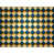 Bleu / or argyle