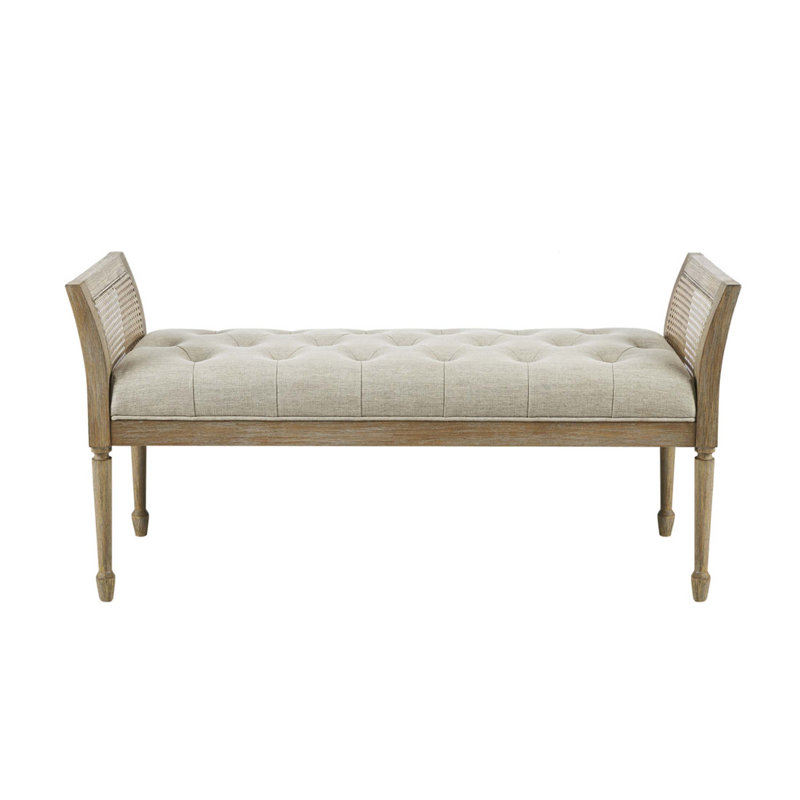 Bashiri Polyester Blend Upholstered Bench