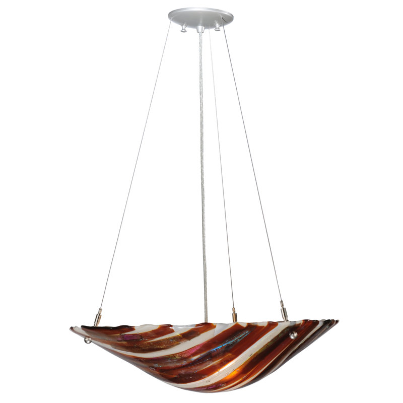 Luminaire suspendu pour bol 2 lumières unique