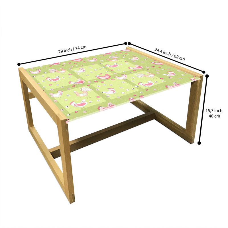 Jamilka Sled Coffee Table, 62cm H x 74cm W x 40cm D