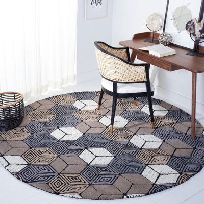 Fifth Avenue Hand Tufted Wool Geometric Rug