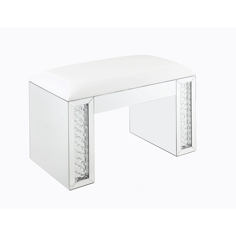 Petit repose-pieds avec miroir et petit repose-pieds pour l'intérieur